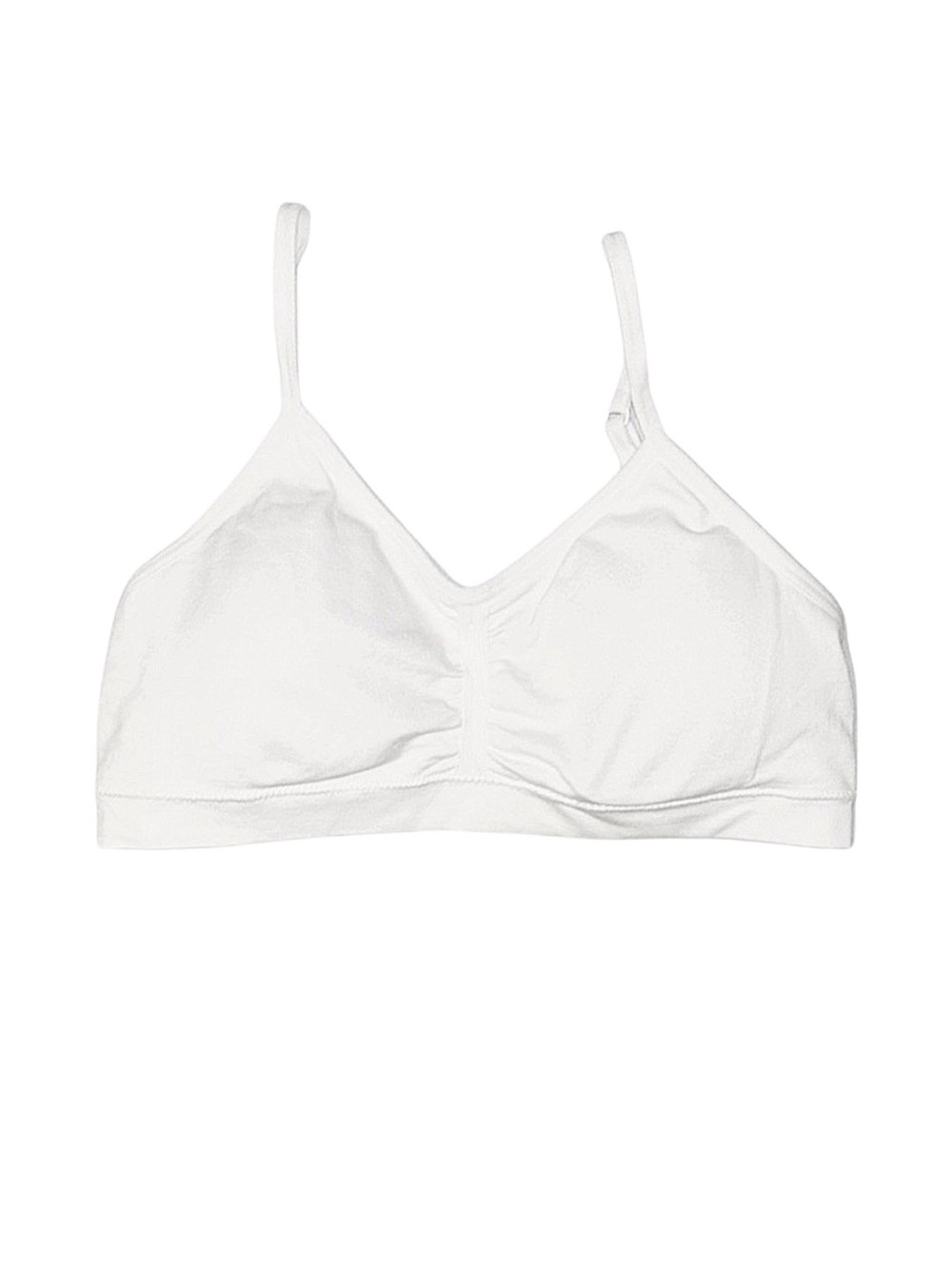 MAIDENFORM Girl's White Adjustable Training Bra Large 34A